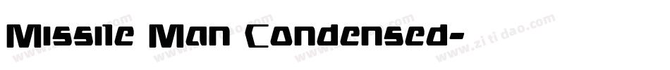 Missile Man Condensed字体转换